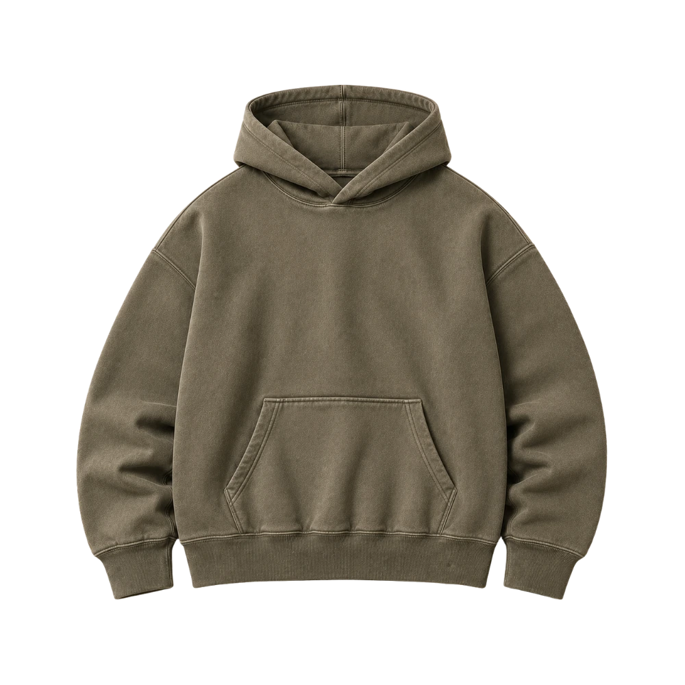 Olive MRVËY heavyweight hoodie